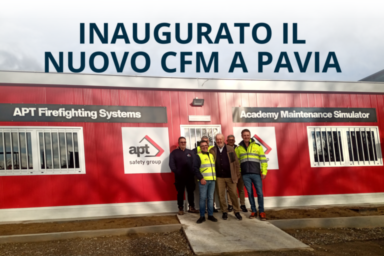 Inaugurato il nuovo centro di formazione a Pavia: A.P.T. Antincendio Srl